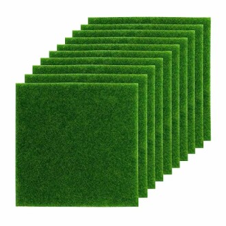 WAIZHIUA 10Pcs Artificial Garden Grass