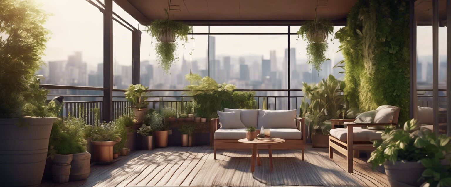 Balcony furniture ideas