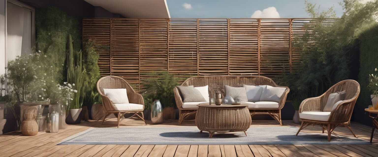 Balcony furniture materials