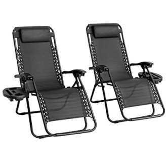 Straame Garden Zero Gravity Chair Set