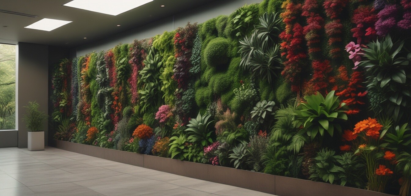 Integrating Art into Vertical Gardens