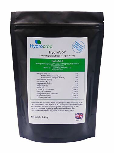 Hydrocrop HydroSol-B plant nutrition powder package