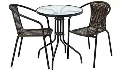 Garden Store Direct Rattan 3 Piece Tasmania Bistro