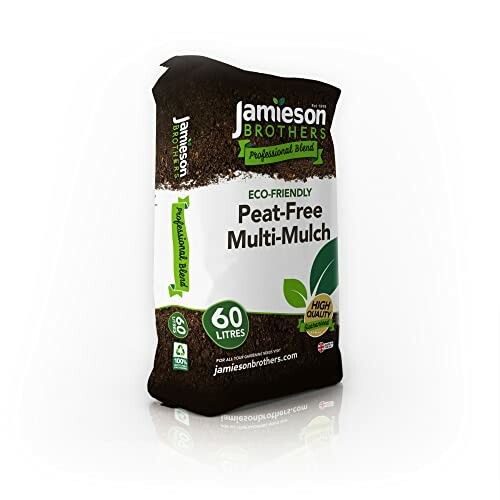 Bag of Jamieson Brothers Eco-Friendly Peat-Free Multi-Mulch, 60 litres