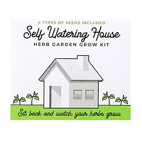 Self Watering House Herb Garden Grow Kit packaging.