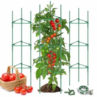 MQUPIN Tomato Plant Support 120Cm Set