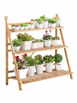 Holdfiturn Foldable Plant Stand